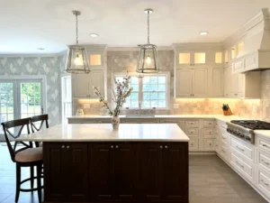 Custom inset traditional kitchen designed by Kitchens by Frankie in Westchester