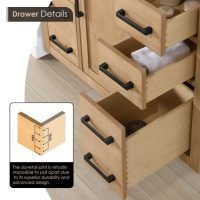 Altair Gavino 54" Free Standing Double Basin Vanity Set with Cabinet and Engineered Stone Vanity Top Model: 557054-LB-GW-NM