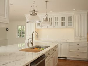 Custom cabinetry and finishes in a Greenwich CT kitchen